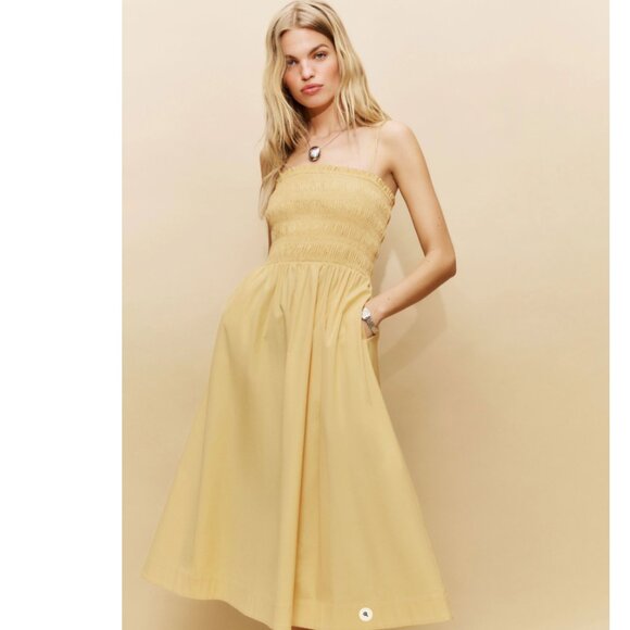 Reformation Kerrie Dress - Sunshine/ Yellow - Picture 6 of 7